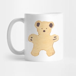 cute teddy bear biscuit - Biscorso Mug